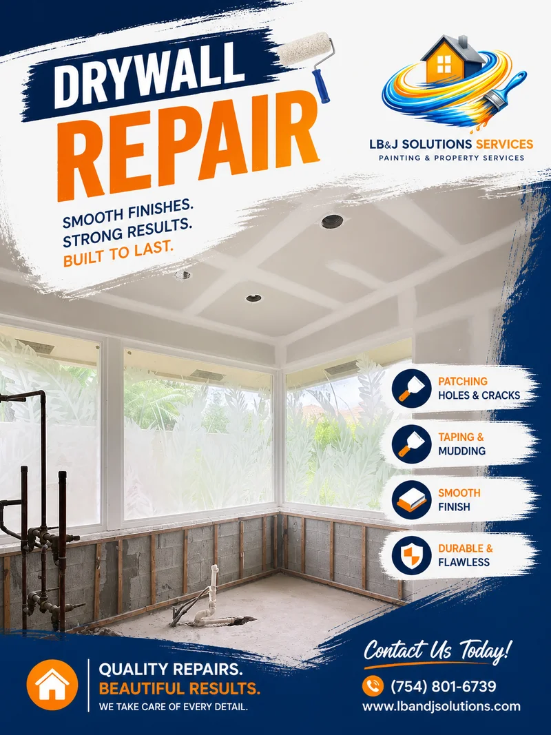 Drywall repair project